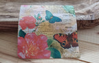 Among the Roses | Butterfly Meadow No. 001 | Vintage Butterfly & Rose Decorative Luncheon Napkin