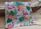 🌴 Tropical Escape No. 001 | Decorative Flamingo Cocktail Napkin for Decoupage & Paper Crafts