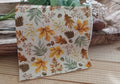 Autumn Harvest No. 002 | Autumn Leaves & Acorns Decorative Luncheon Napkin for Decoupage