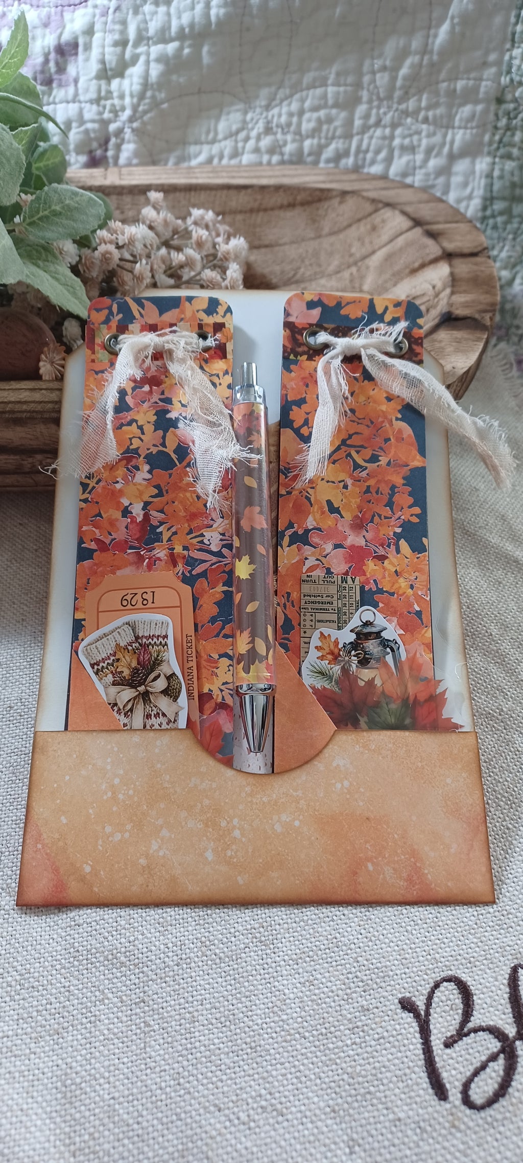 Autumn Treasures: Autumn Wanderings No. 001 — Mini Journal & Ephemera Kit
