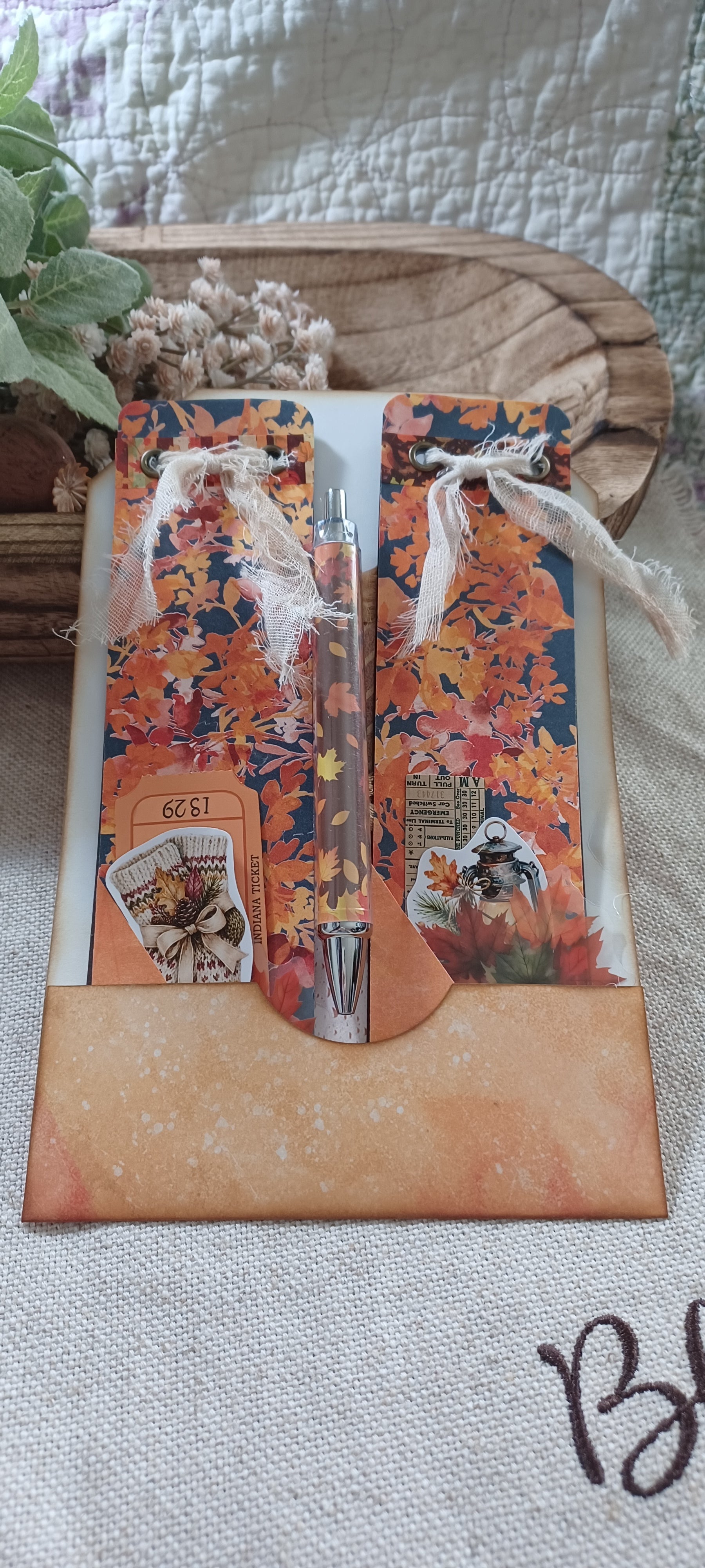 Autumn Treasures: Autumn Wanderings No. 001 — Mini Journal & Ephemera Kit