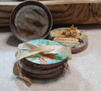 Nature Collected — Original Watercolor Art Journal in an Altered Tin