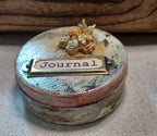 Nature Collected — Original Watercolor Art Journal in an Altered Tin