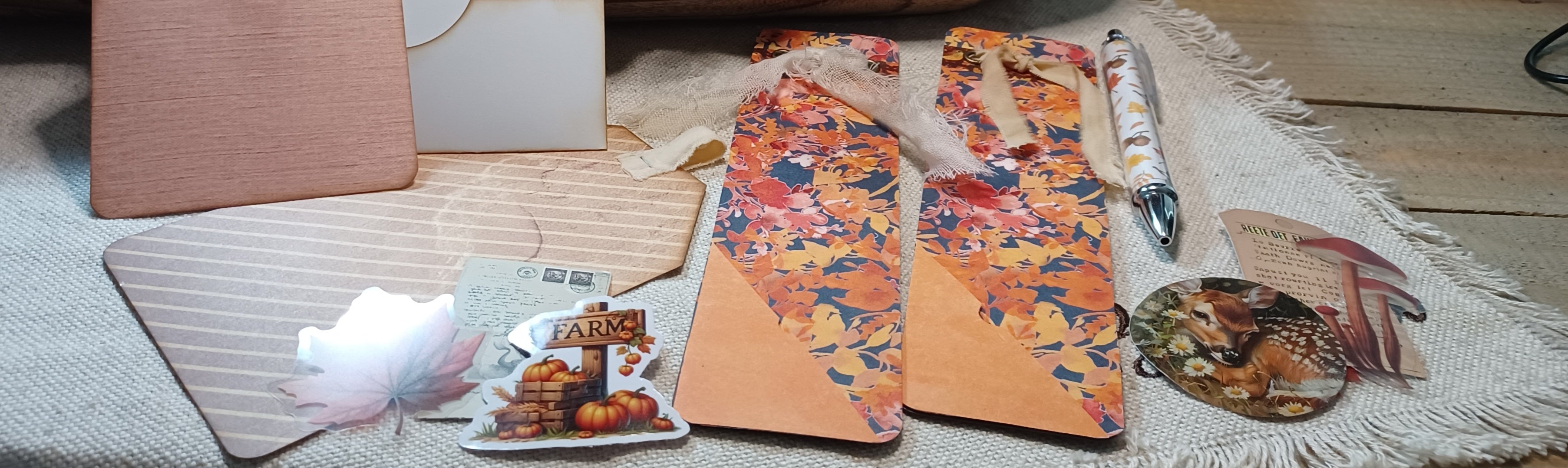 Autumn Treasures: Autumn Wanderings No. 002 — Mini Journal & Ephemera Kit