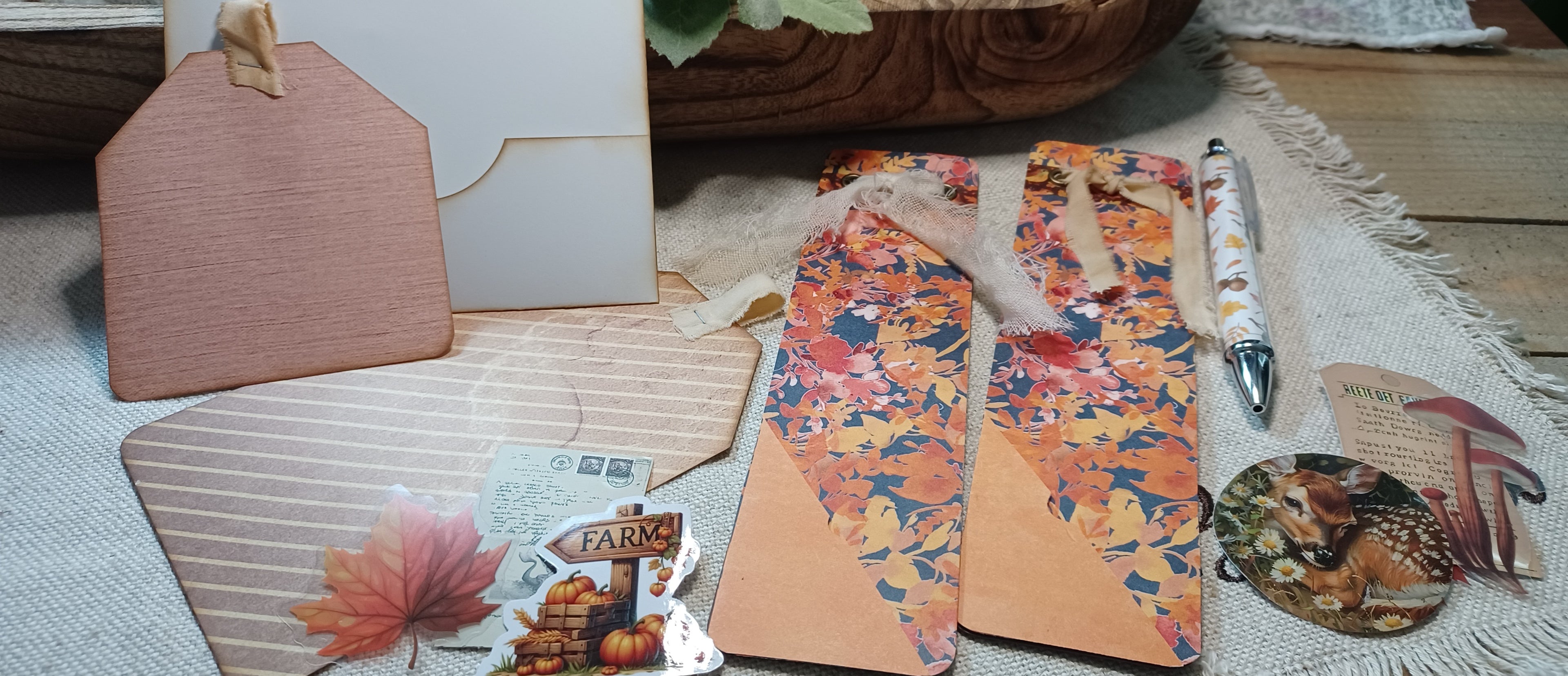 Autumn Treasures: Autumn Wanderings No. 002 — Mini Journal & Ephemera Kit