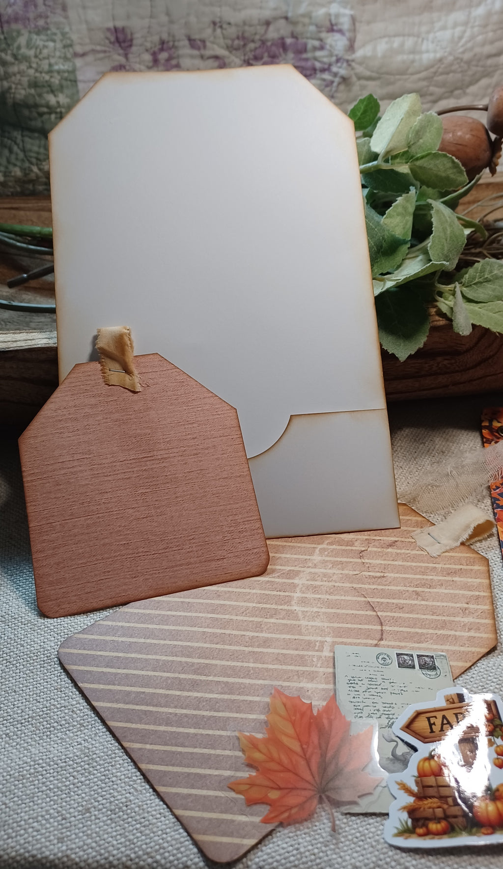 Autumn Treasures: Autumn Wanderings No. 002 — Mini Journal & Ephemera Kit