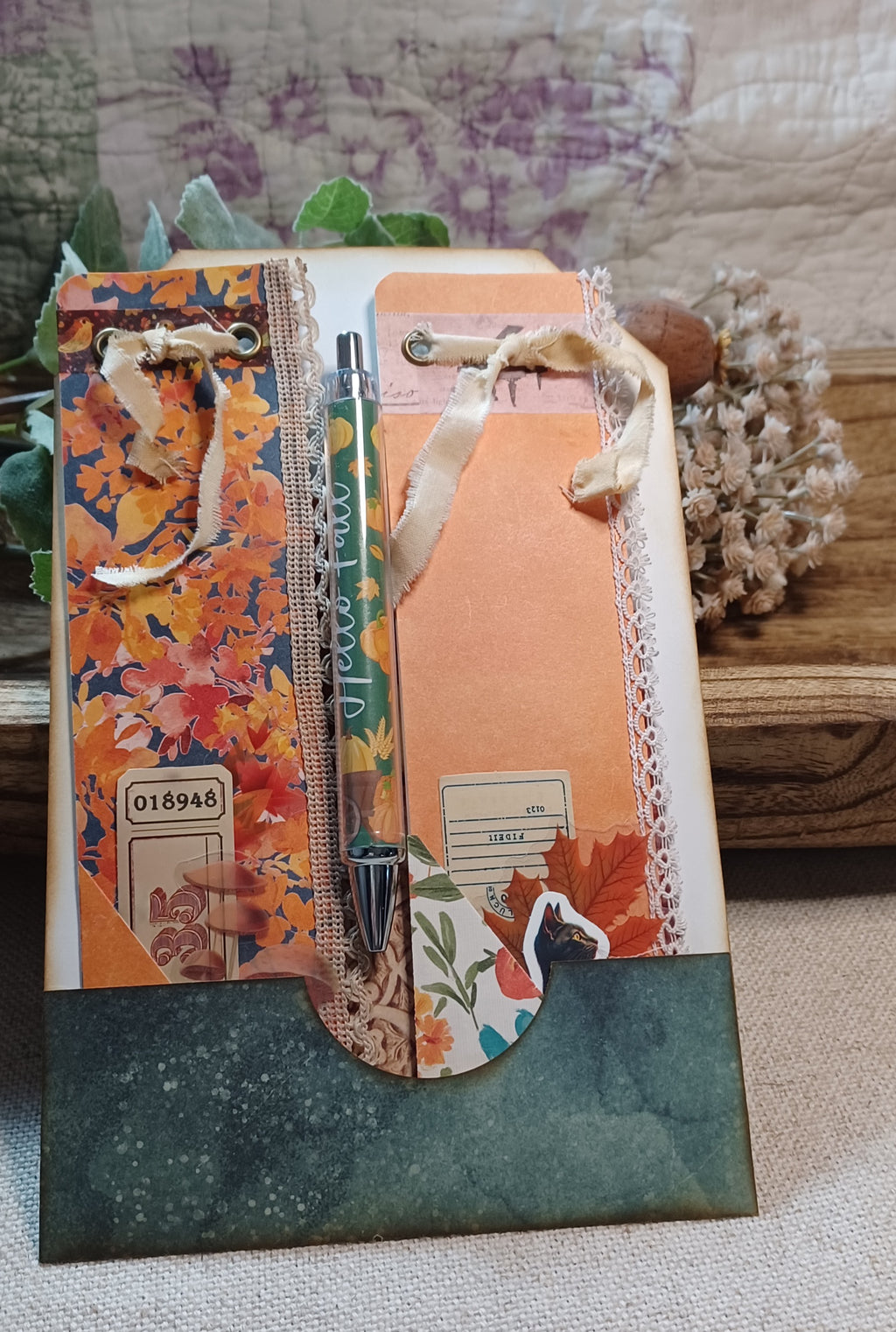 Autumn Treasures: Autumn Wanderings No. 004 — Mini Journal & Ephemera Kit