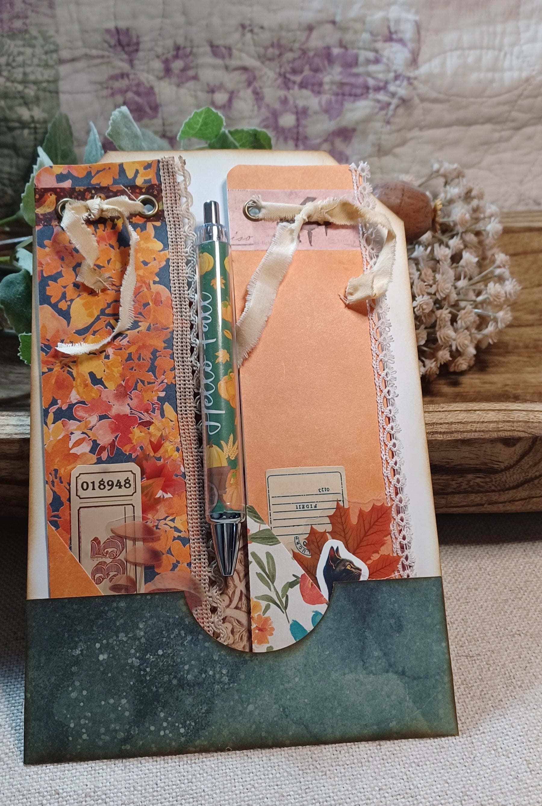 Autumn Treasures: Autumn Wanderings No. 004 — Mini Journal & Ephemera Kit