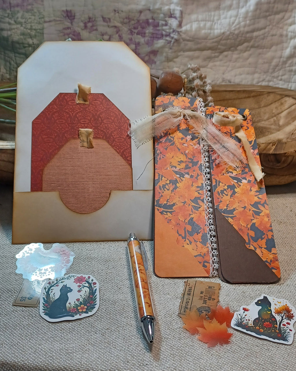 Autumn Treasures: Autumn Wanderings No. 003 — Mini Journal & Ephemera Kit