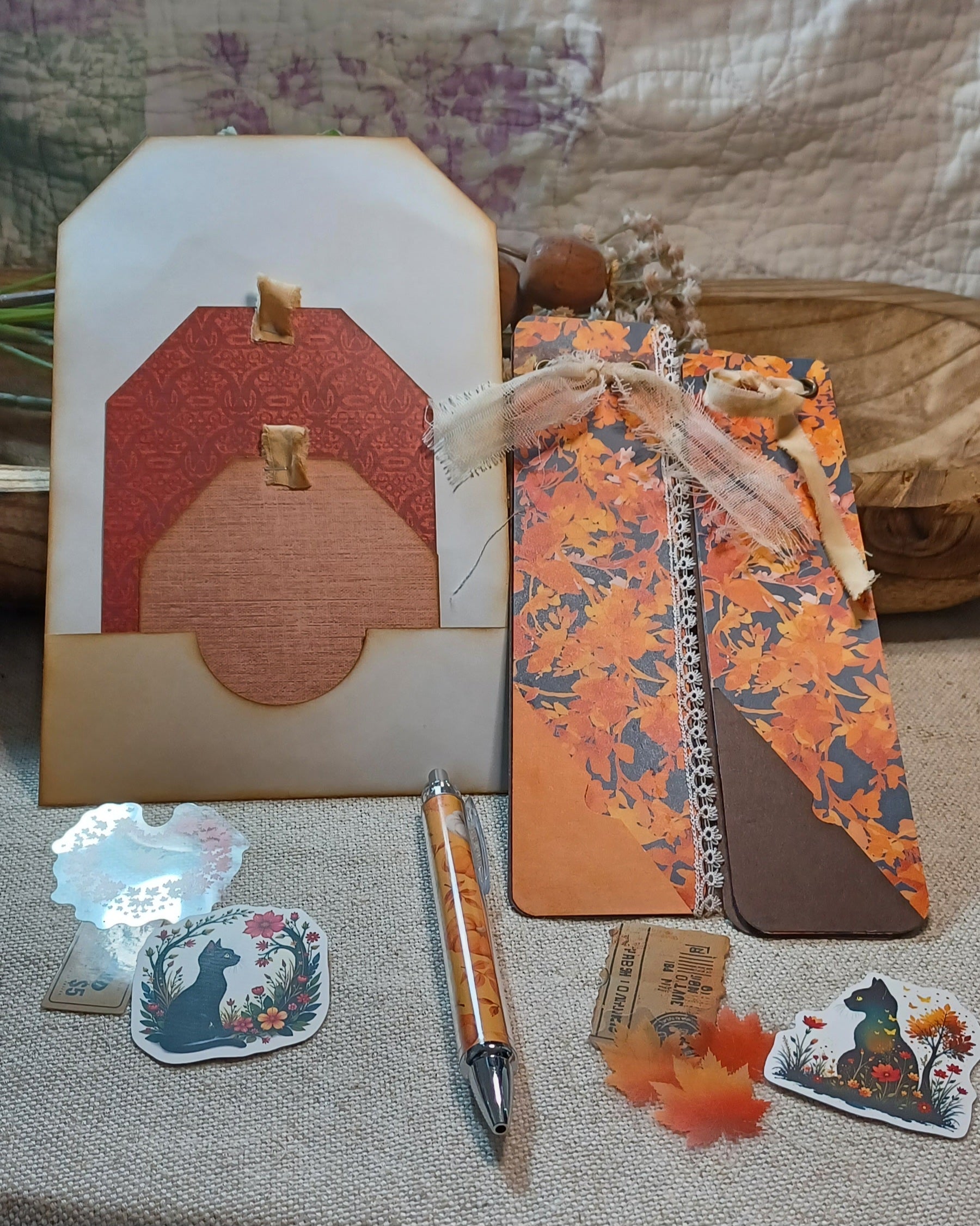 Autumn Treasures: Autumn Wanderings No. 003 — Mini Journal & Ephemera Kit