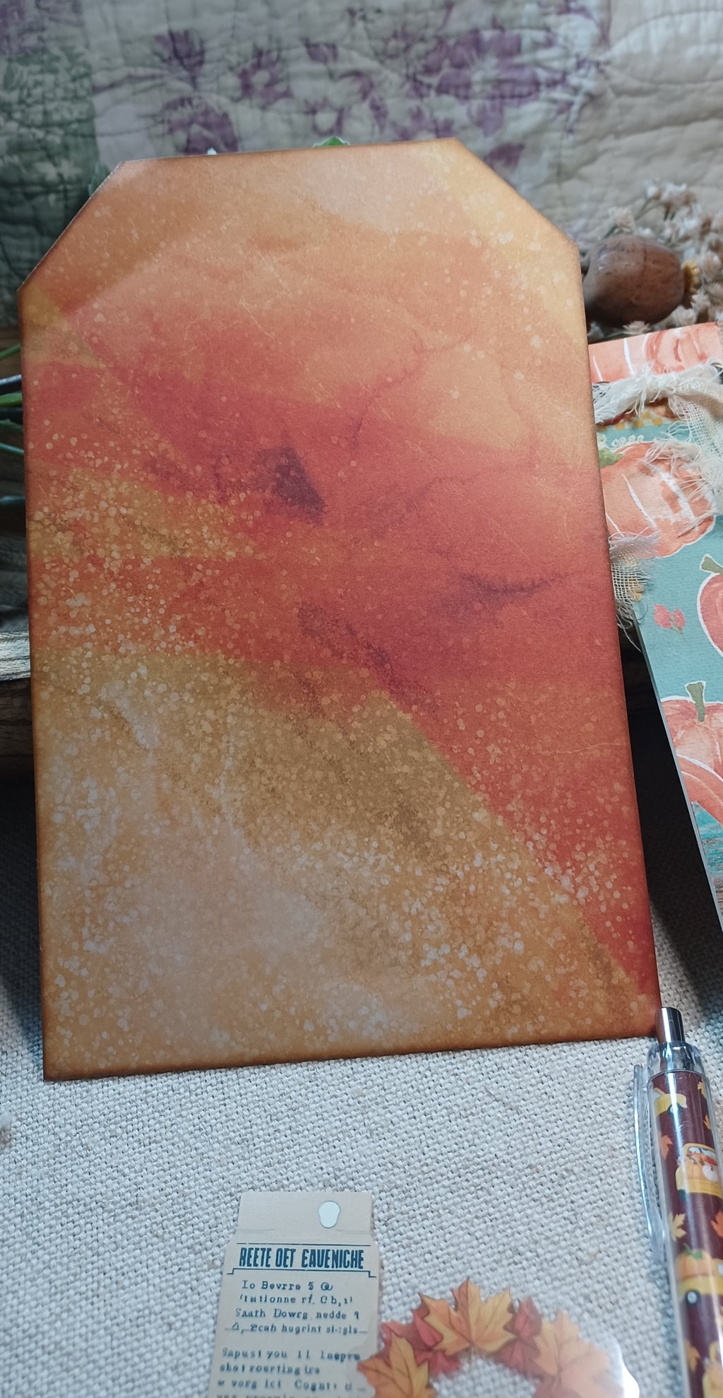 Autumn Treasures No. 001 — Mini Journal & Ephemera Kit