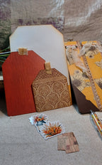 Autumn Treasures: Sunflower Days No. 001 — Mini Journal & Ephemera Kit
