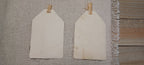 Grungy Halloween Owl Tags — Rust & Ruin | Set of 2