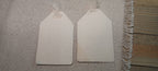 Grungy Halloween Owl Tags — Faded Ledger | Set of 2