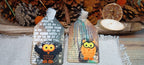 Grungy Halloween Owl Tags — Faded Ledger | Set of 2