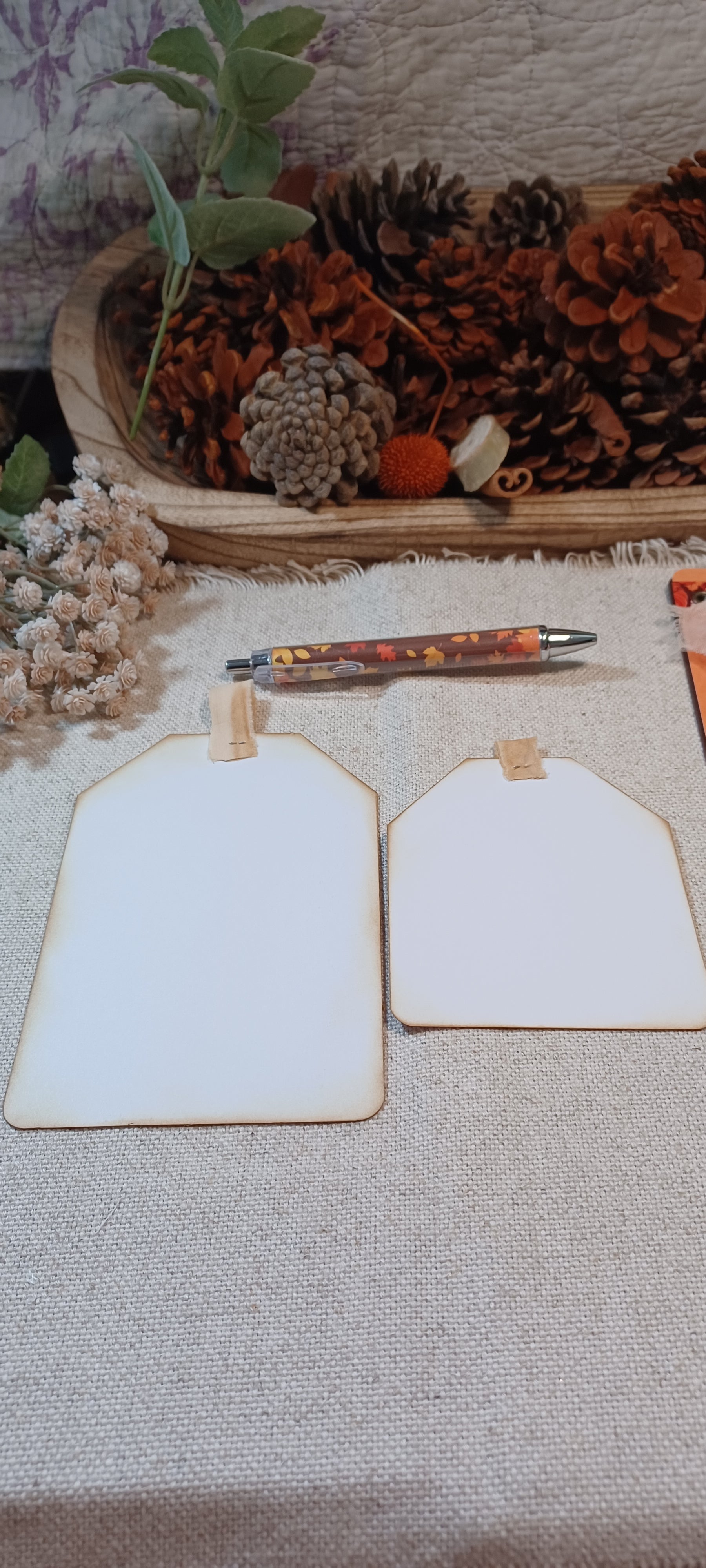 Autumn Treasures: October Wanderings — Mini Journal & Ephemera Kit