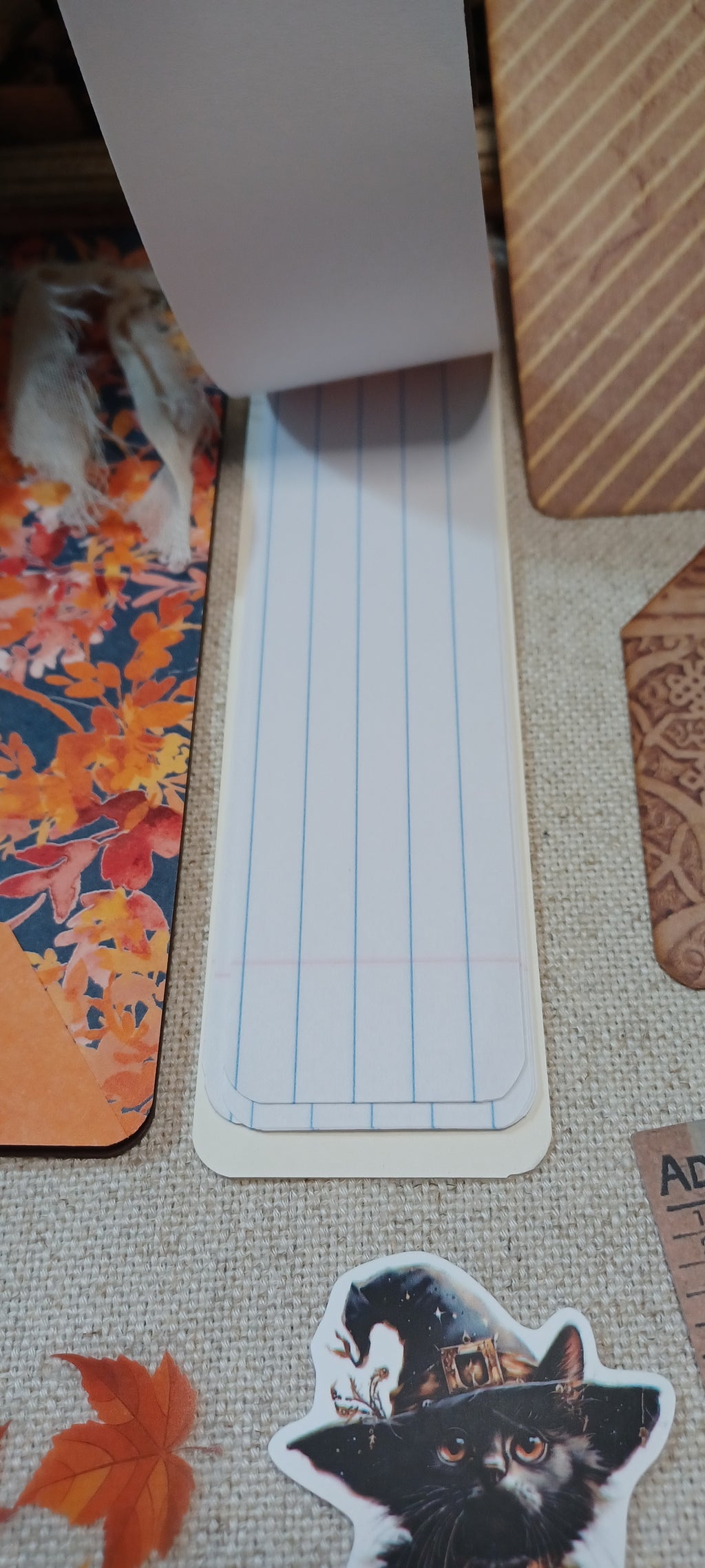 Autumn Treasures: October Curiosities — Mini Journal & Ephemera Kit