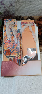 Autumn Treasures: October Curiosities — Mini Journal & Ephemera Kit