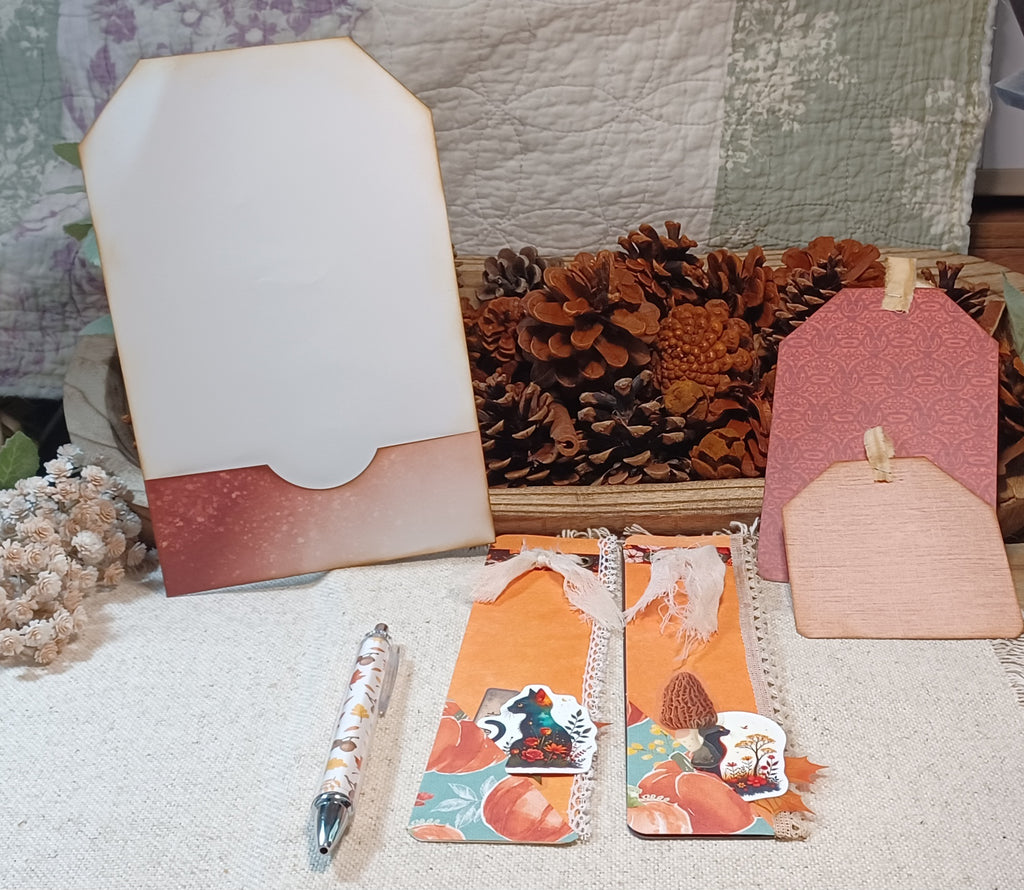 Autumn Treasures: Found Along the Way — Mini Journal & Ephemera Kit