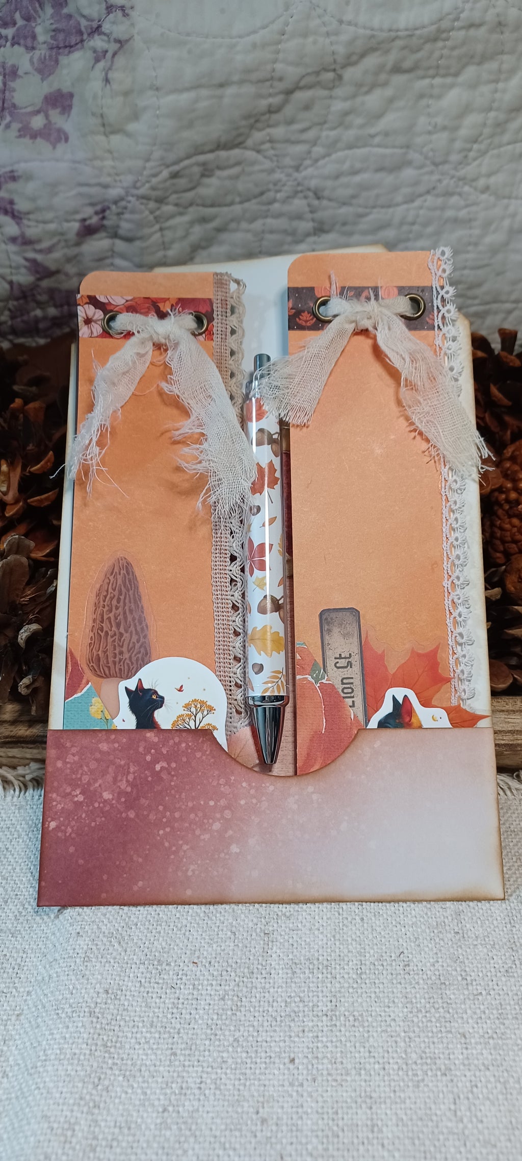 Autumn Treasures: Found Along the Way — Mini Journal & Ephemera Kit