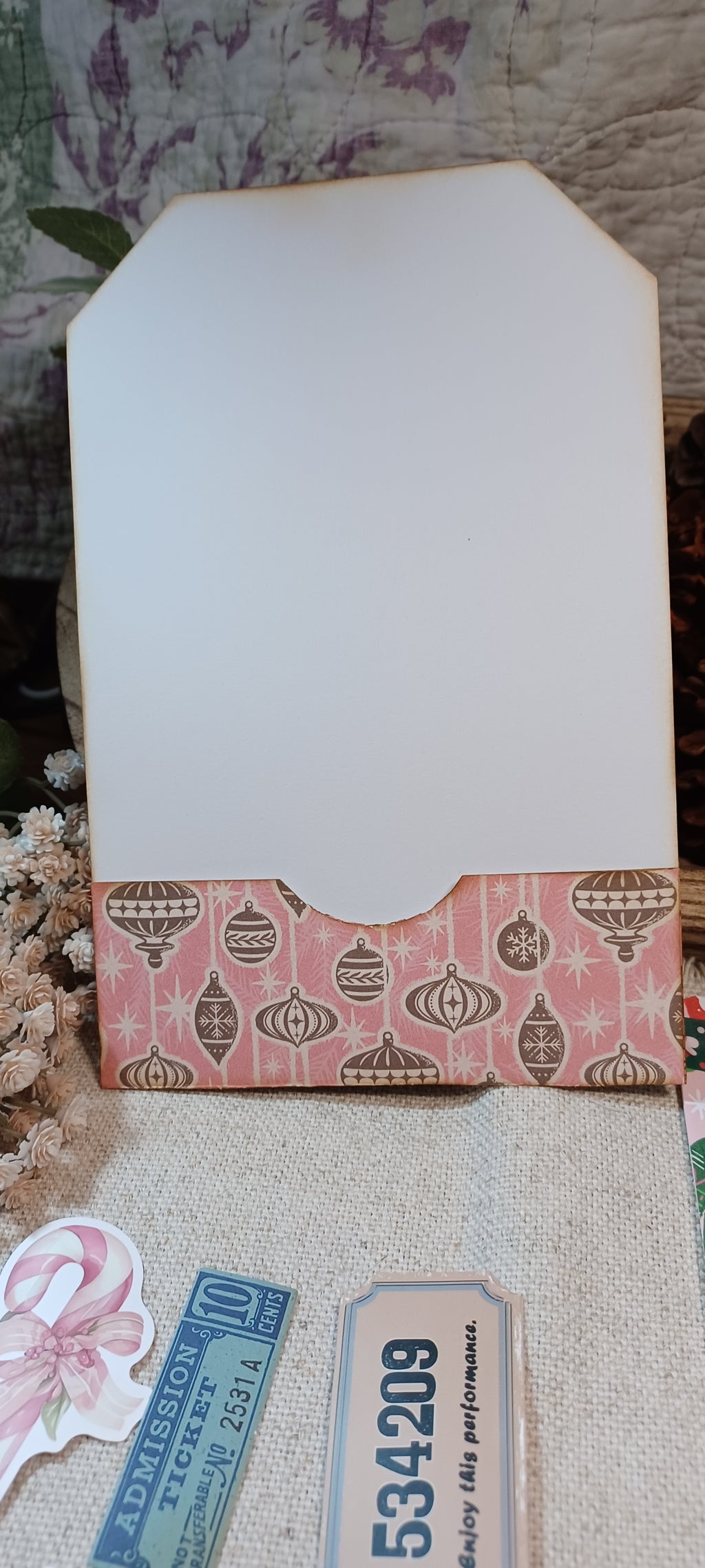 Christmas Glow: A Little Christmas Cheer - Mini Journal & Ephemera Kit
