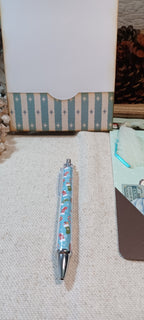 Christmas Glow: Icy Blue Old Fashioned Christmas - Mini Journal & Ephemera Kit