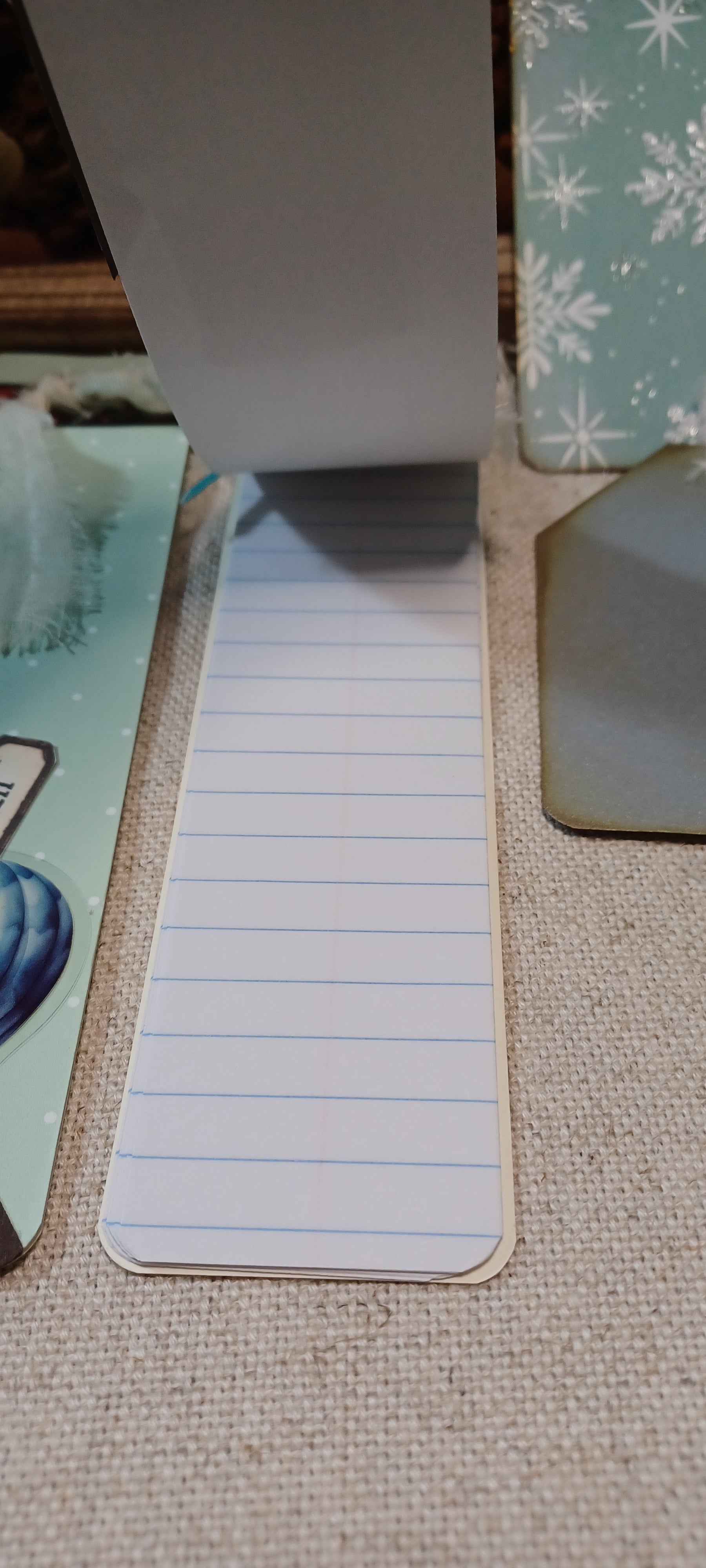 Christmas Glow: Icy Blue Old Fashioned Christmas - Mini Journal & Ephemera Kit