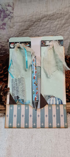 Christmas Glow: Icy Blue Old Fashioned Christmas - Mini Journal & Ephemera Kit