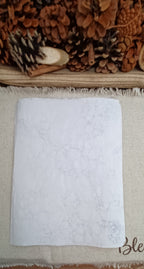 Lightly patterned Purple bubble-blown paper showing subtle color and delicate handmade bubble impressions