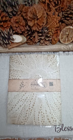 Assorted 8.5 by 11 inch naturally hand-dyed coffee paper sheets