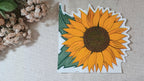 Wander Through the Paper Garden | Golden Sunflower Die-Cut Decorative Paper Napkin