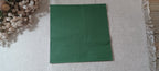 Forest green solid color luncheon decoupage napkin