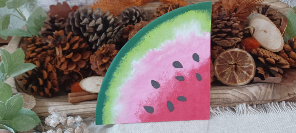 Wander Through the Paper Garden | Watermelon Slice Shaped Decorative Paper Napkin