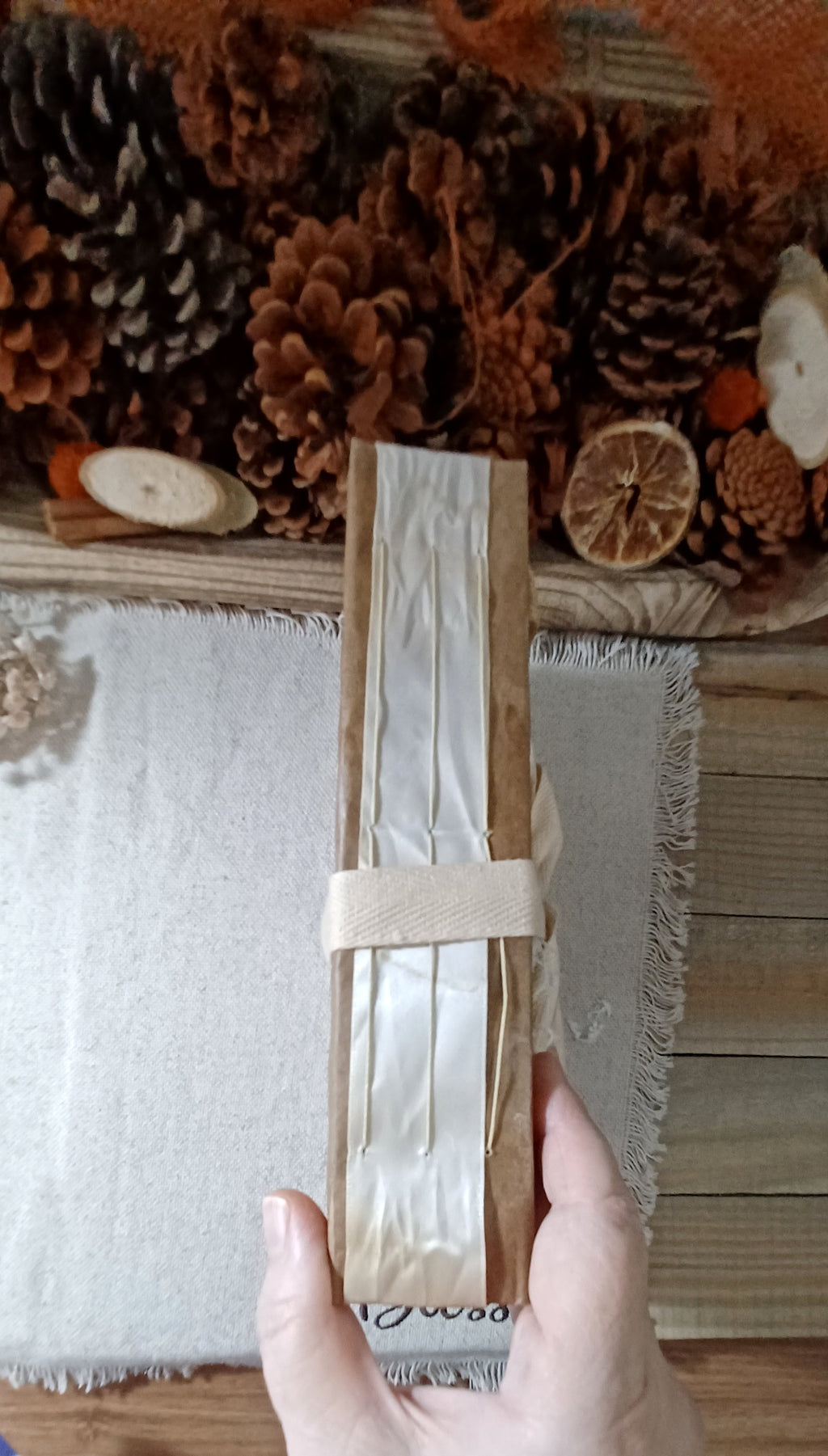 Wings in the Weathered Woods – Handmade Bird Junk Journal | Eco Printed, Rust Printed & Naturally Dyed Papers