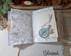 Wings in the Weathered Woods – Handmade Bird Junk Journal | Eco Printed, Rust Printed & Naturally Dyed Papers