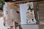Wings in the Weathered Woods – Handmade Bird Junk Journal | Eco Printed, Rust Printed & Naturally Dyed Papers