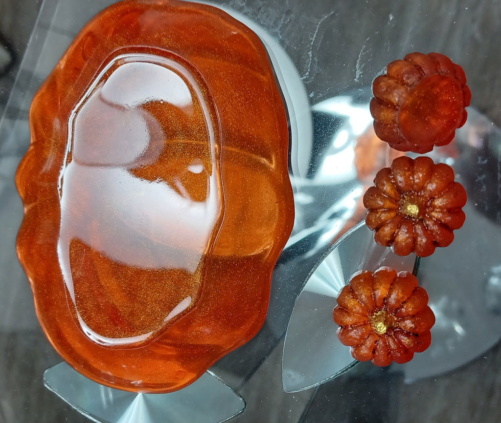back side of pumpkins