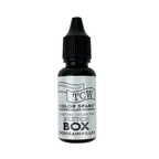 A small black bottle of TCW Color Sparky watercolor powder with a black cap and a white label, shown on a plain white background.