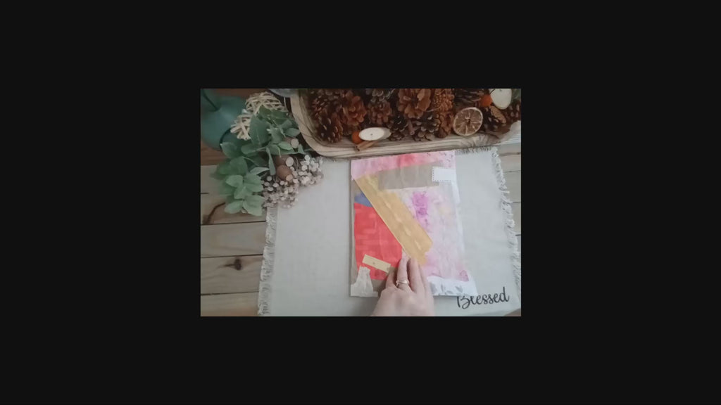 Master Board Book No. 3 double-sided handmade junk journal ephemera book
