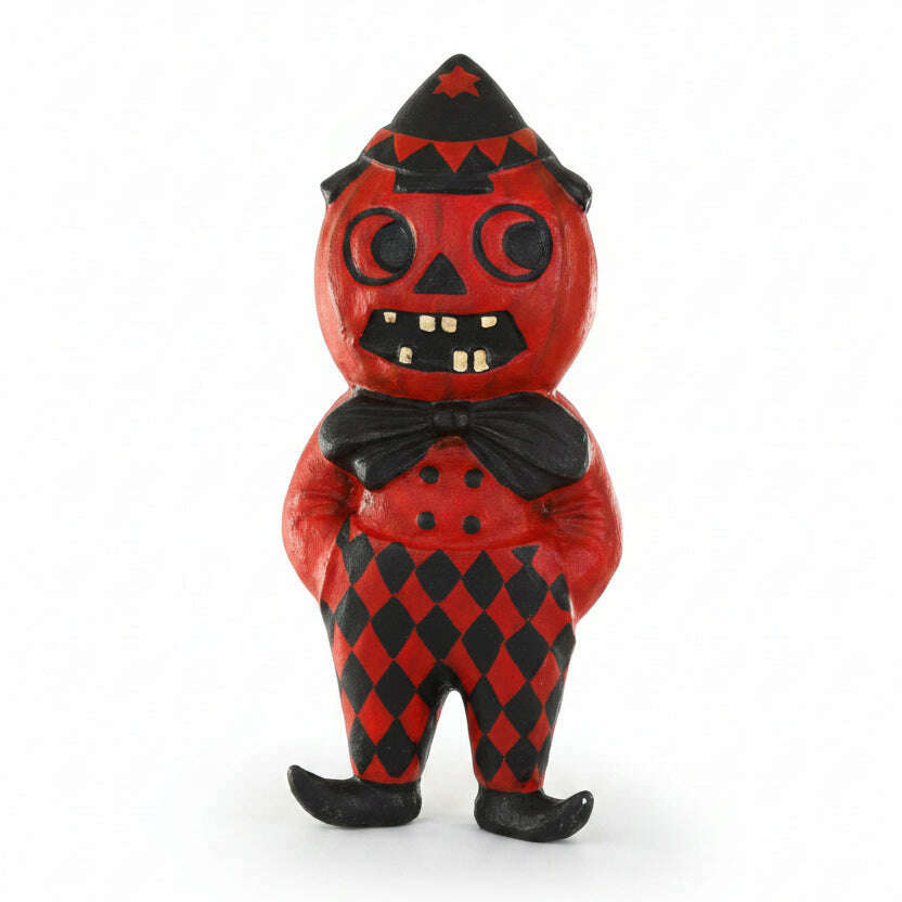 Vintage-Inspired Halloween Pumpkin Figurine by Cody Foster & Co.